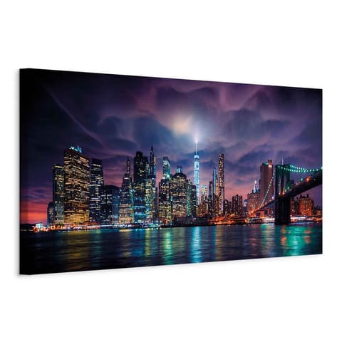 ⁨Picture - New York: Dark City (size 135x45)⁩ at Wasserman.eu