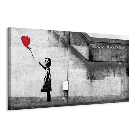 ⁨Picture - Always Hope (1-piece) Narrow Red (size 135x45)⁩ at Wasserman.eu