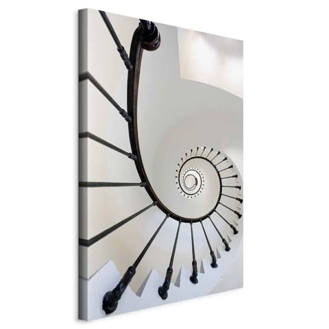 ⁨Obraz - Nieskończone schody (1-częściowy) pionowy (rozmiar 20x30, wykończenie Na płótnie włoskim)⁩ w sklepie Wasserman.eu