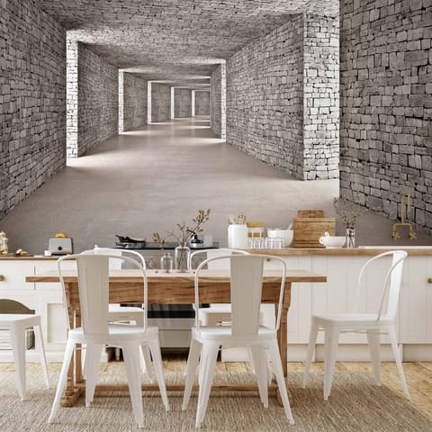 ⁨Fototapeta - Tajemniczy tunel (rozmiar 250x175, wykończenie Wodoodporna)⁩ w sklepie Wasserman.eu