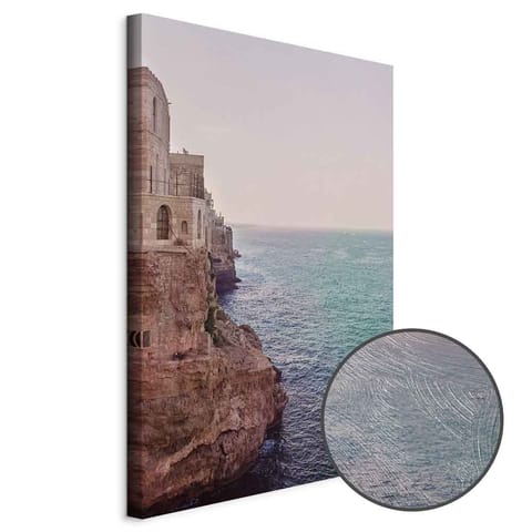 ⁨Obraz - Turkusowe wybrzeże (1-częściowy) pionowy (rozmiar 40x60, wykończenie Premium Print)⁩ w sklepie Wasserman.eu