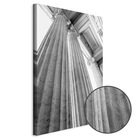 ⁨Obraz - Kamienne kolumny (1-częściowy) pionowy (rozmiar 40x60, wykończenie Premium Print)⁩ w sklepie Wasserman.eu