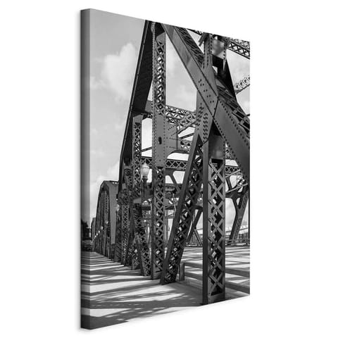 ⁨Picture - Morning Bridge (1-piece), vertical (size 60x90)⁩ at Wasserman.eu