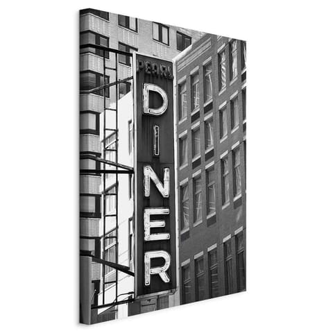 ⁨Obraz - Nowojorski neon (1-częściowy) pionowy (rozmiar 20x30, wykończenie Standard)⁩ w sklepie Wasserman.eu