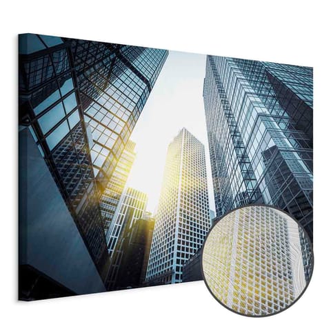 ⁨Obraz - W wielkim mieście (1-częściowy) szeroki - trzeci wariant (rozmiar 120x80, wykończenie Premium Print)⁩ w sklepie Wasserman.eu