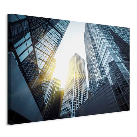 ⁨Obraz - W wielkim mieście (1-częściowy) szeroki - trzeci wariant (rozmiar 60x40, wykończenie Standard)⁩ w sklepie Wasserman.eu