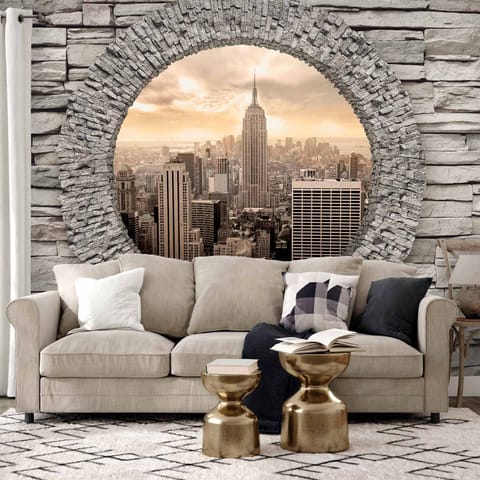 ⁨Wall mural - Secret window (size 250x175)⁩ at Wasserman.eu