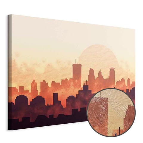 ⁨Obraz - Żar miasta (1-częściowy) szeroki (rozmiar 60x40, wykończenie Premium Print)⁩ w sklepie Wasserman.eu