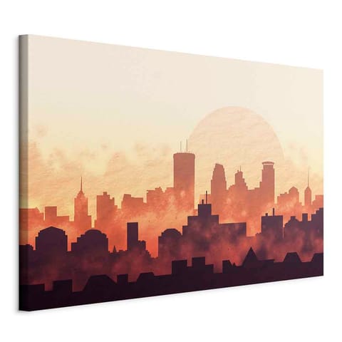 ⁨Obraz - Żar miasta (1-częściowy) szeroki (rozmiar 120x80, wykończenie Standard)⁩ w sklepie Wasserman.eu