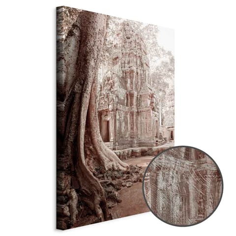 ⁨Obraz - Ruiny Angkor (1-częściowy) pionowy (rozmiar 20x30, wykończenie Premium Print)⁩ w sklepie Wasserman.eu
