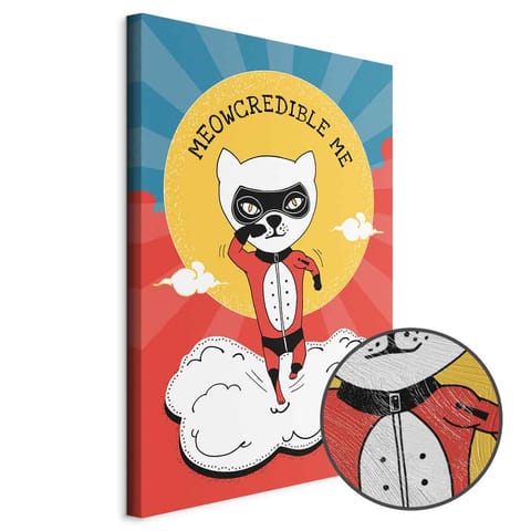 ⁨Obraz - Szanowny kot (1-częściowy) pionowy (rozmiar 80x120, wykończenie Premium Print)⁩ w sklepie Wasserman.eu