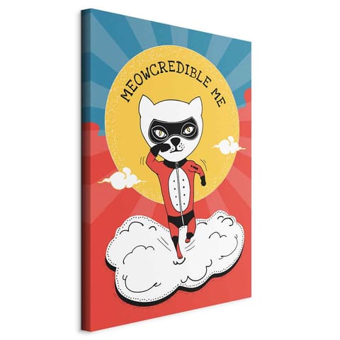 ⁨Obraz - Szanowny kot (1-częściowy) pionowy (rozmiar 20x30, wykończenie Standard)⁩ w sklepie Wasserman.eu