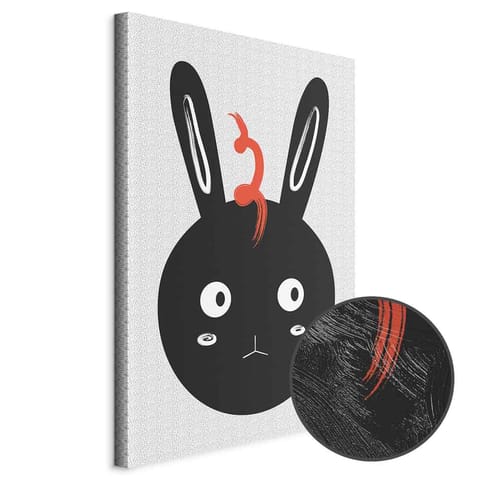 ⁨Obraz - Królik widzi wszystko (1-częściowy) pionowy (rozmiar 20x30, wykończenie Premium Print)⁩ w sklepie Wasserman.eu