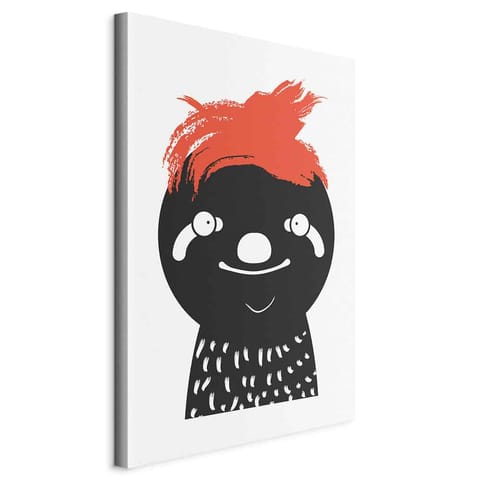 ⁨Obraz - Szalony leniwiec (1-częściowy) pionowy (rozmiar 20x30, wykończenie Na płótnie włoskim)⁩ w sklepie Wasserman.eu