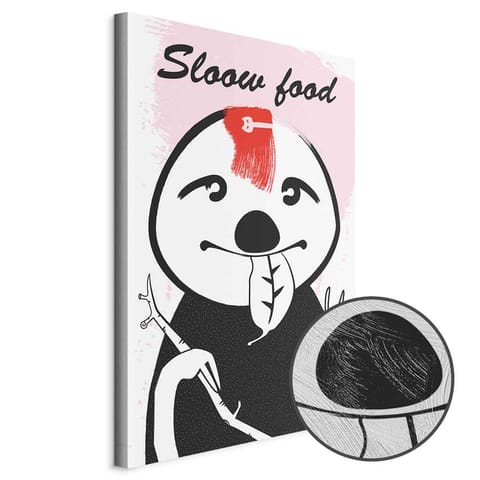 ⁨Obraz - Leniwiec trendsetter (1-częściowy) pionowy (rozmiar 20x30, wykończenie Premium Print)⁩ w sklepie Wasserman.eu