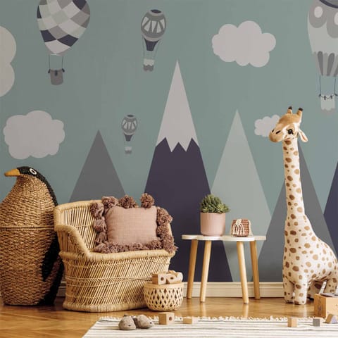 ⁨Self-adhesive wall mural - Balloon land (size 441x315)⁩ at Wasserman.eu