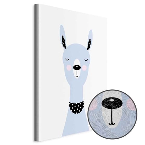 ⁨Obraz - Urocza lama (1-częściowy) pionowy (rozmiar 80x120, wykończenie Premium Print)⁩ w sklepie Wasserman.eu