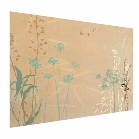 ⁨Plakat - Ptaszek na łące (rozmiar 60x40, wykończenie Bez ramy)⁩ w sklepie Wasserman.eu
