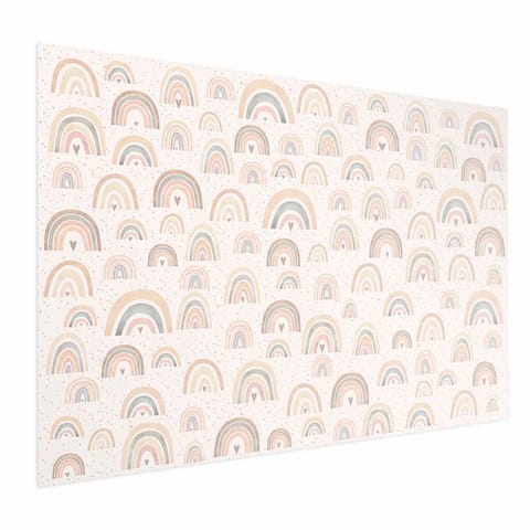 ⁨Plakat - Tęcze i serca (rozmiar 30x21, wykończenie Bez ramy)⁩ w sklepie Wasserman.eu