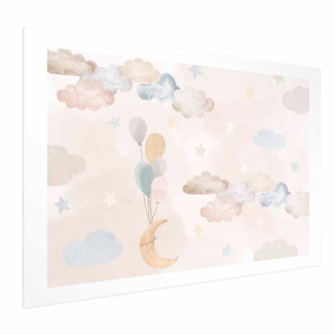 ⁨Plakat - Bajkowe niebo (rozmiar 90x60, wykończenie Bez ramy z marginesem)⁩ w sklepie Wasserman.eu