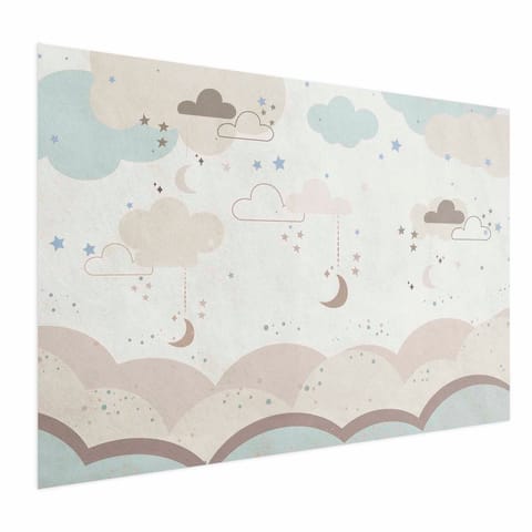 ⁨Plakat - Bajkowa noc (rozmiar 60x40, wykończenie Bez ramy)⁩ w sklepie Wasserman.eu