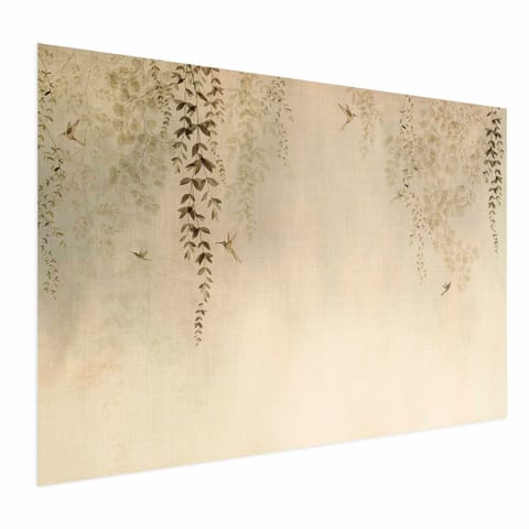 ⁨Plakat - Beżowe koliberki (rozmiar 42x29.7, wykończenie Bez ramy)⁩ w sklepie Wasserman.eu