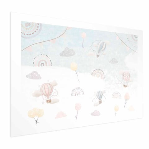 ⁨Plakat - Przygoda pośród chmur (rozmiar 60x40, wykończenie Bez ramy z marginesem)⁩ w sklepie Wasserman.eu