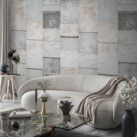 ⁨Tapeta - Kamienny tryptyk (rozmiar 50x1000, wykończenie Standard)⁩ w sklepie Wasserman.eu