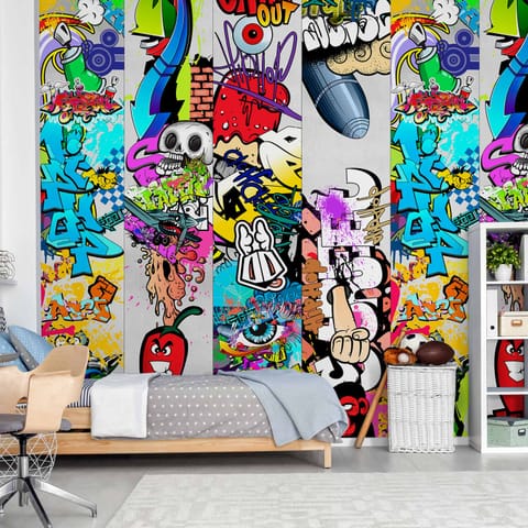 ⁨Wall mural - Watchful eye (size 50x1000)⁩ at Wasserman.eu