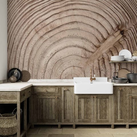 ⁨Fototapeta - Słój drewna (rozmiar 400x280, wykończenie Wodoodporna)⁩ w sklepie Wasserman.eu