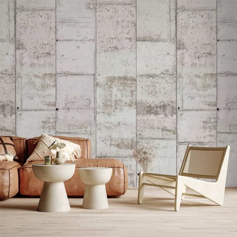 ⁨Wall mural - The charm of concrete (size 50x1000)⁩ at Wasserman.eu