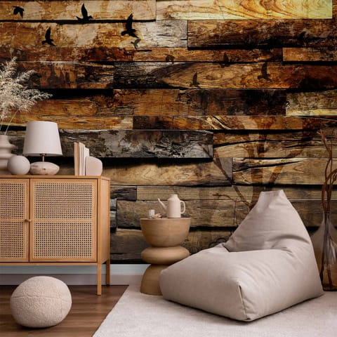 ⁨Wall mural - Reflection of nature (size 250x175)⁩ at Wasserman.eu