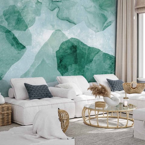 ⁨Fototapeta - Wiosenne terazzo - trzeci wariant (rozmiar 150x105, wykończenie Standard)⁩ w sklepie Wasserman.eu