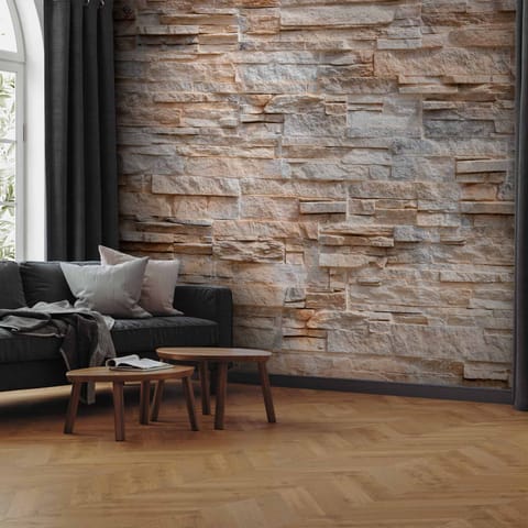 ⁨Wall mural - Stone virtuosity (size 200x140)⁩ at Wasserman.eu