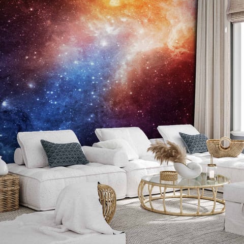 ⁨Self-adhesive mural - Nebula (size 196x140)⁩ at Wasserman.eu
