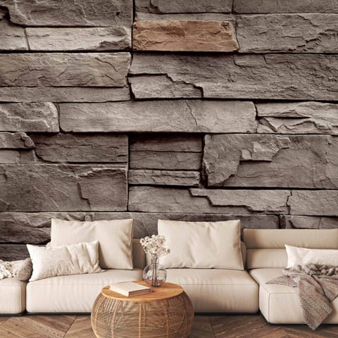 ⁨Self-adhesive wall mural - Wall of silence (size 98x70)⁩ at Wasserman.eu