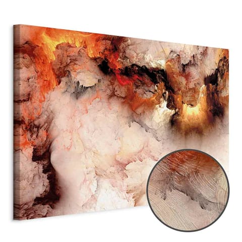 ⁨Obraz - Wulkaniczna abstrakcja (1-częściowy) szeroki (rozmiar 90x60, wykończenie Premium Print)⁩ w sklepie Wasserman.eu