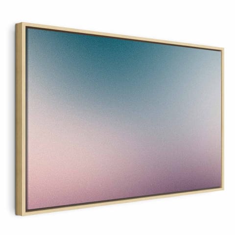⁨Obraz - Nostalgiczny gradient - kompozycja gradientowa w stonowanych kolorach (rozmiar 120x80, wykończenie W ramie drewnianej naturalnej)⁩ w sklepie Wasserman.eu