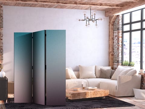 ⁨Parawan - Nostalgiczny gradient - kompozycja gradientowa w stonowanych kolorach (rozmiar 135x172, wykończenie Jednostronny)⁩ w sklepie Wasserman.eu