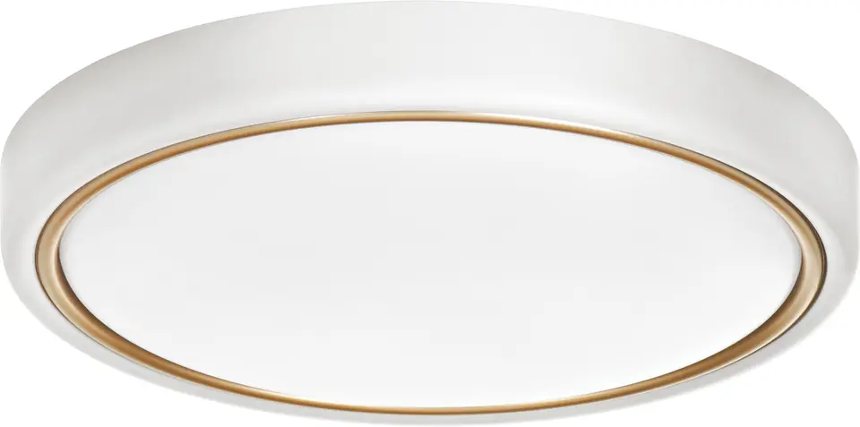 ⁨Modern LED ceiling plafond Activejet VERDI White/Gold 23W⁩ at Wasserman.eu