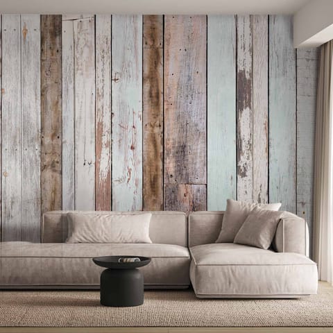 ⁨Self-adhesive wall mural - Multi-colored boards (size 98x70)⁩ at Wasserman.eu