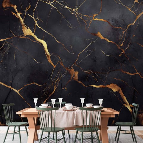 ⁨Fototapeta - Złote ścieżki (rozmiar 250x175, wykończenie Wodoodporna)⁩ w sklepie Wasserman.eu