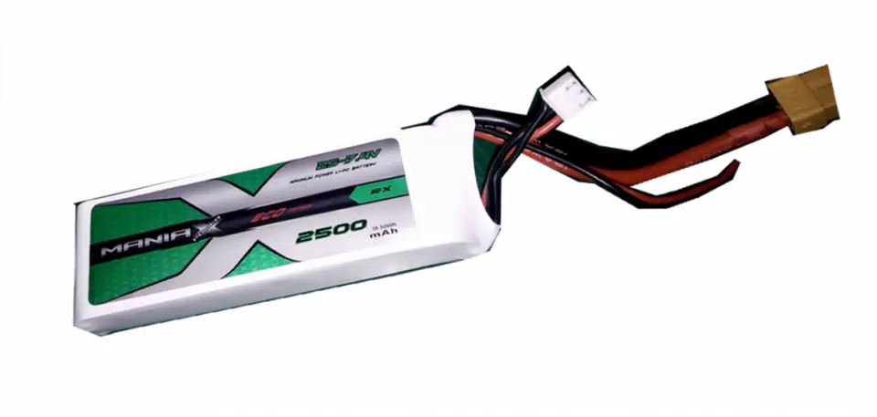 2500mAh 7.4V 10C ManiaX - nadajnikowo-odbiornikowy w sklepie Wasserman.eu