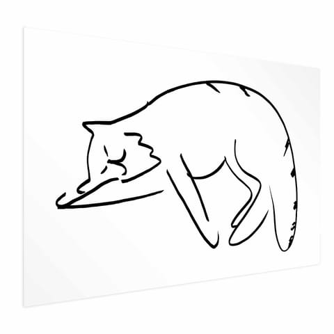 ⁨Plakat - Kocie sny (rozmiar 90x60, wykończenie Bez ramy)⁩ w sklepie Wasserman.eu