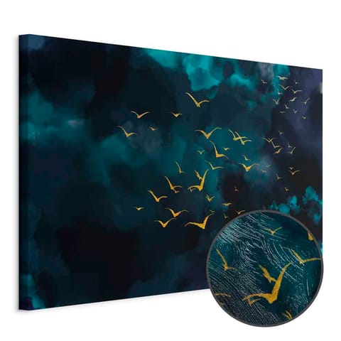 ⁨Obraz - Niebo przed burzą (1-częściowy) szeroki (rozmiar 120x80, wykończenie Premium Print)⁩ w sklepie Wasserman.eu