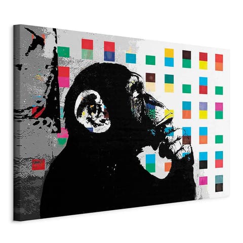 ⁨Image - Banksy The Thinker Monkey (size 60x40)⁩ at Wasserman.eu