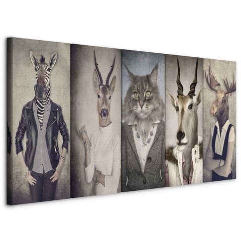 ⁨Image - Animal masks I (size 200x80)⁩ at Wasserman.eu