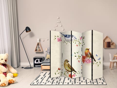 ⁨Parawan - Ptasi śpiew II (rozmiar 225x172, wykończenie Dwustronny)⁩ w sklepie Wasserman.eu