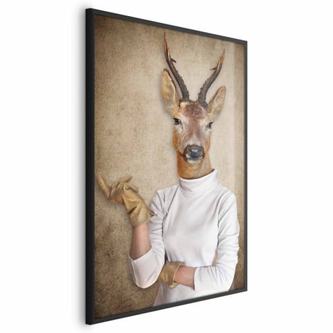 ⁨Plakat - Pani domu (rozmiar 21x30, wykończenie Rama czarna)⁩ w sklepie Wasserman.eu