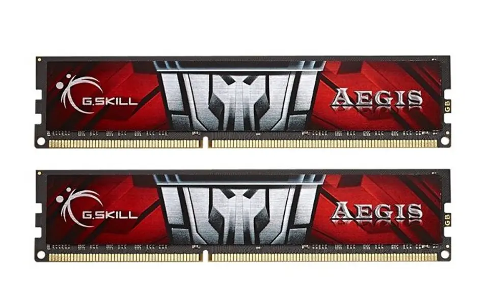 ⁨G.SKILL Aegis F3-1600C11D-8GIS Memory Kit (DDR3 UDIMM; 2 x 4GB; 1600MHz; CL11)⁩ at Wasserman.eu